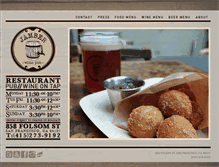 Tablet Screenshot of jambersf.com